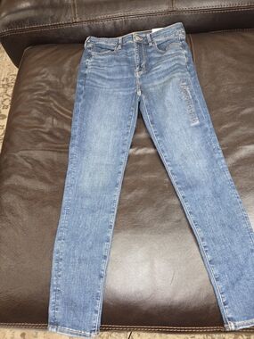 American Eagle Outfitters Light Blue Jeggings Womans Hi Rise Size 6 Nwt